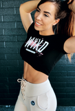 'WYKD" CROP T-SHIRT